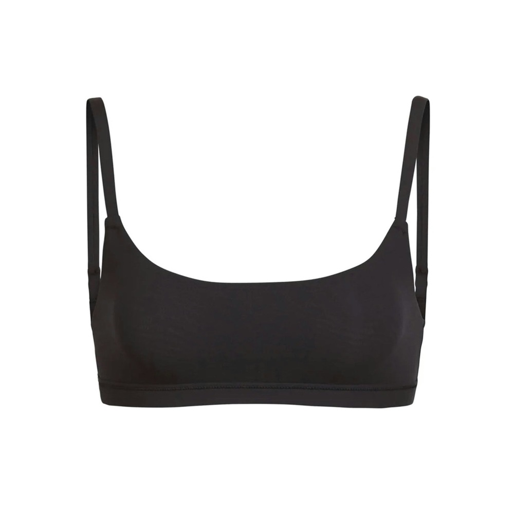 FITS EVERYBODY SCOOP NECK BRA | ONYX / XS